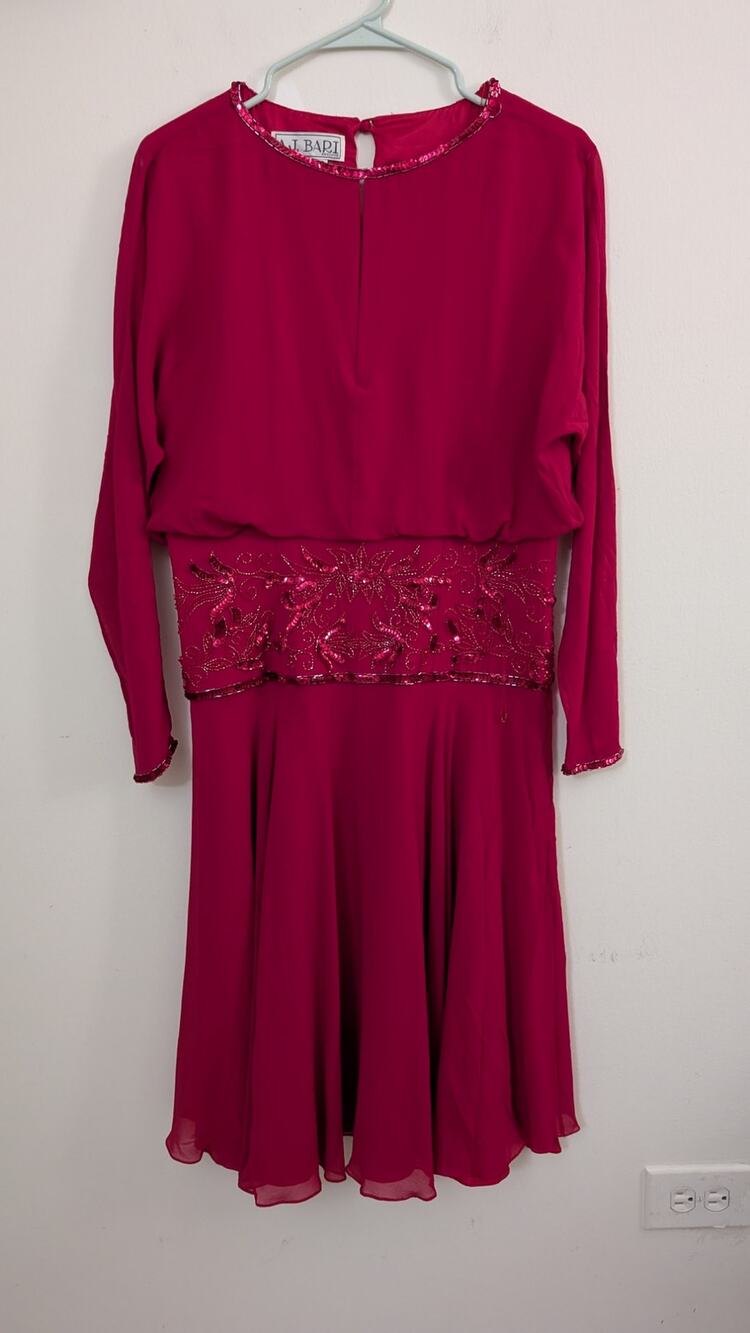 a. j. bari vintage silk dress